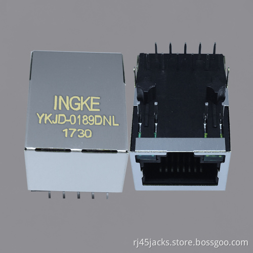 Ingke YKJD-0189DNL 100% compatible 7499210121A WE RJ45 Magjack Connectors